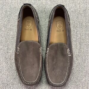 Neil M Men's Brown Suede Loafers Size 9 Comfort Slip On Shoes Made in USA